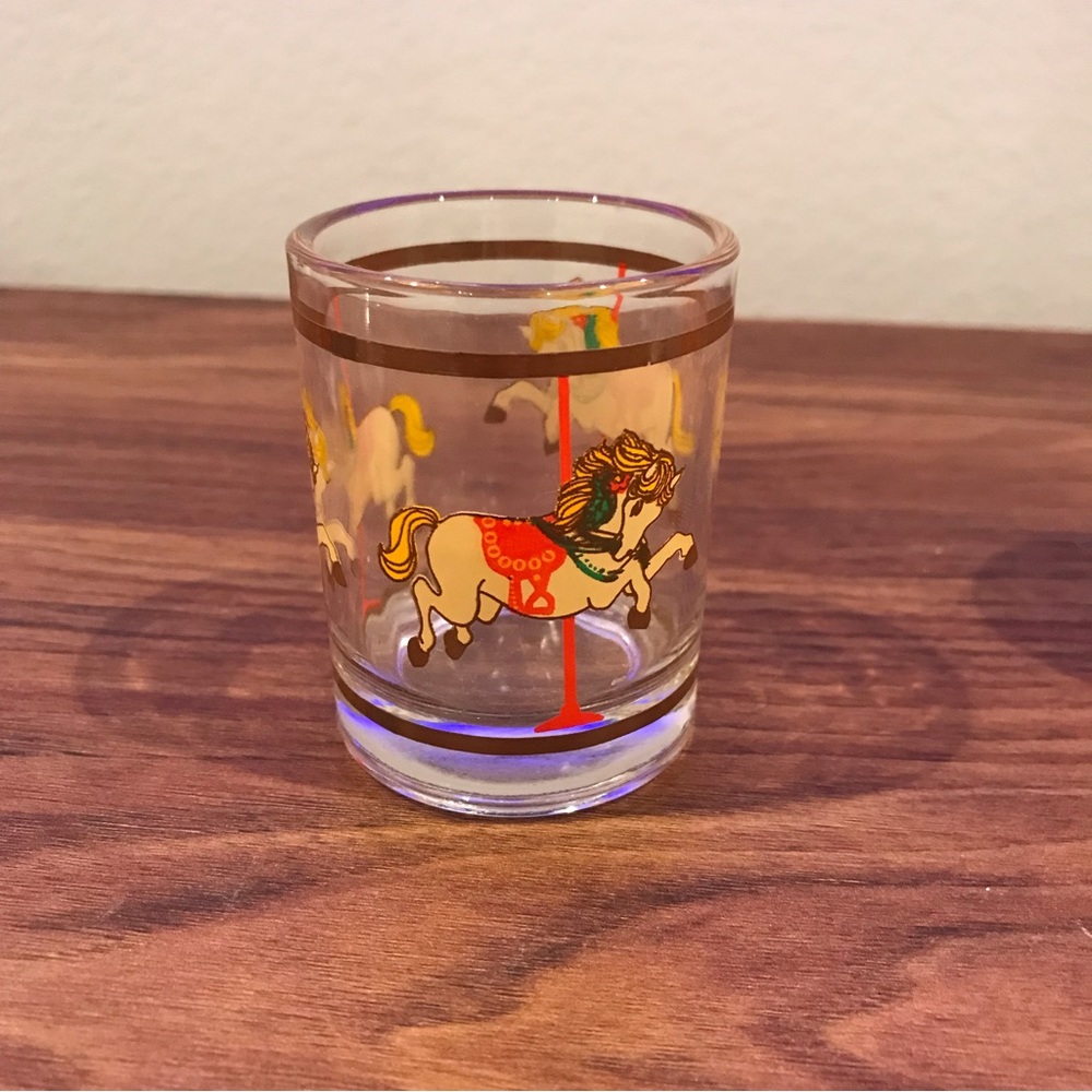 Vintage glass votive